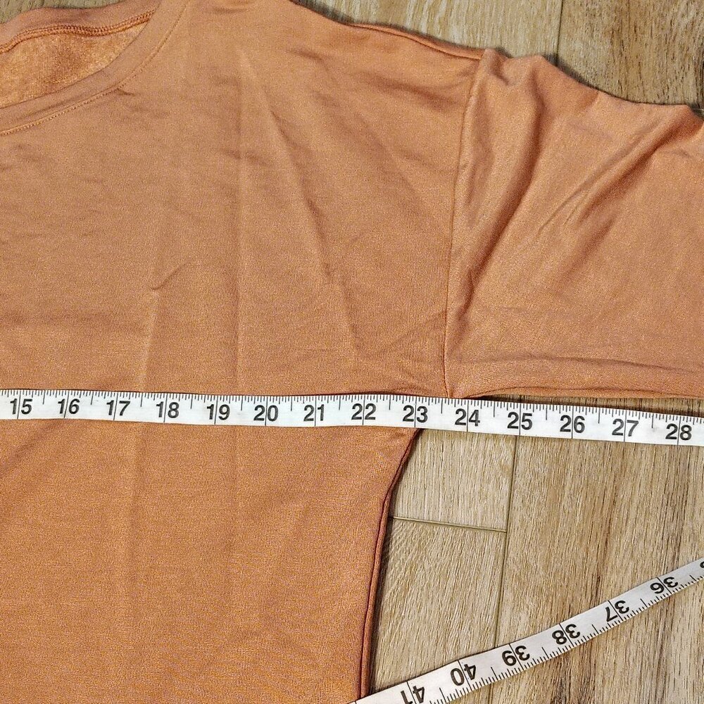 TRUE & CO WOMENS MED BLUSH SLOUCH TOP BUTTERY SOFT - Picture 7 of 8